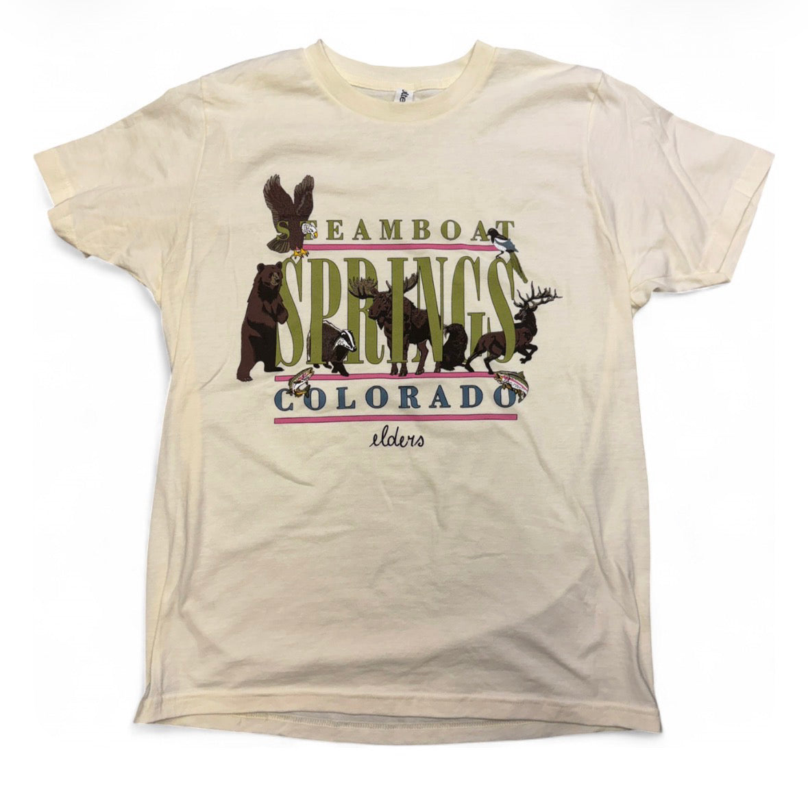 Elders T-Shirt - Steamboat Springs - Natural