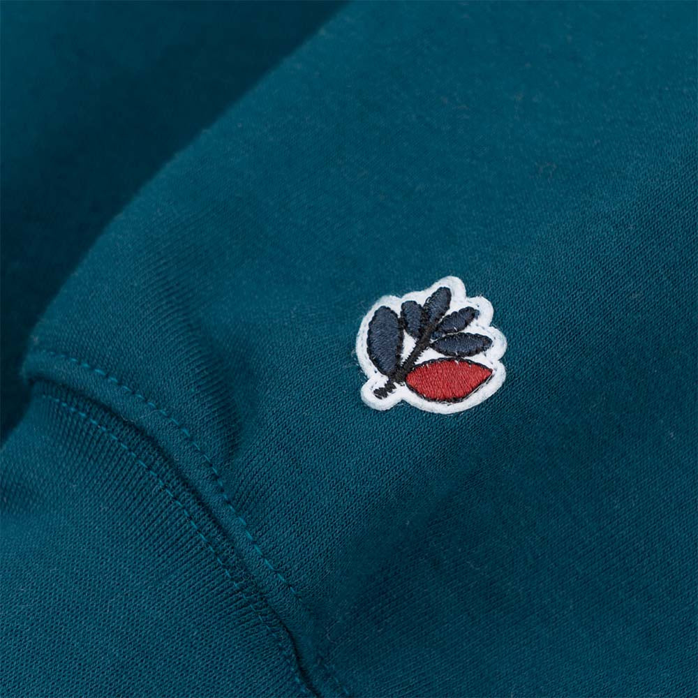 Magenta - Script Crewneck Sweatshirt - Petrol Blue
