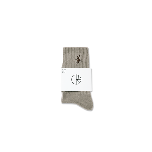 Polar Skate Co - Rib Socks - No Comply - Sand