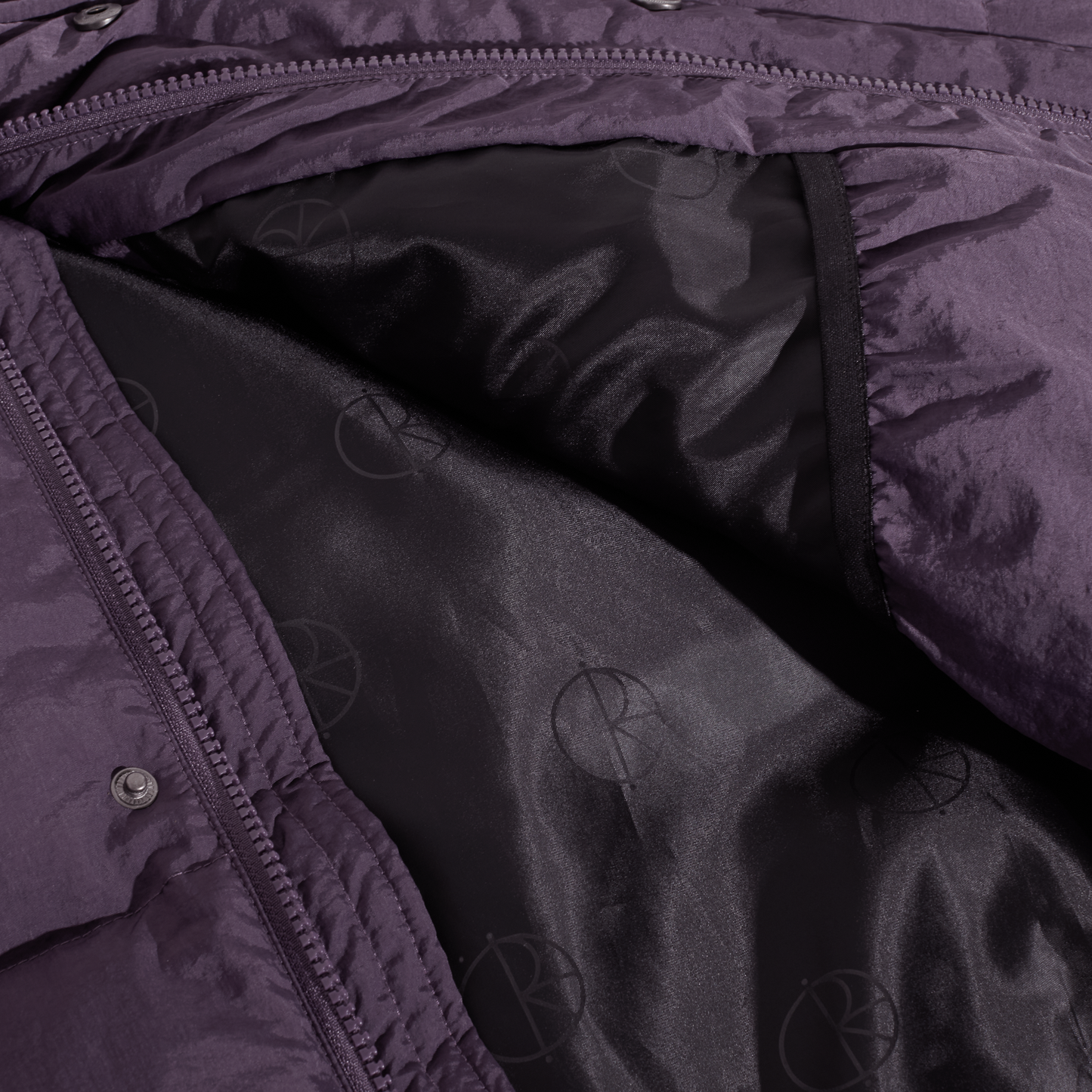 Polar Skate Co - Basic Puffer Jacket - Dark Violet