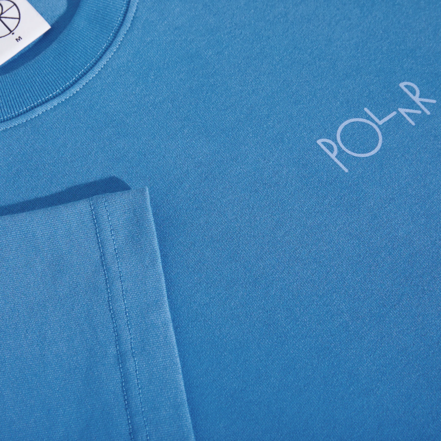Polar Skate Co - Contrast Stroke Logo T-shirt - French Blue