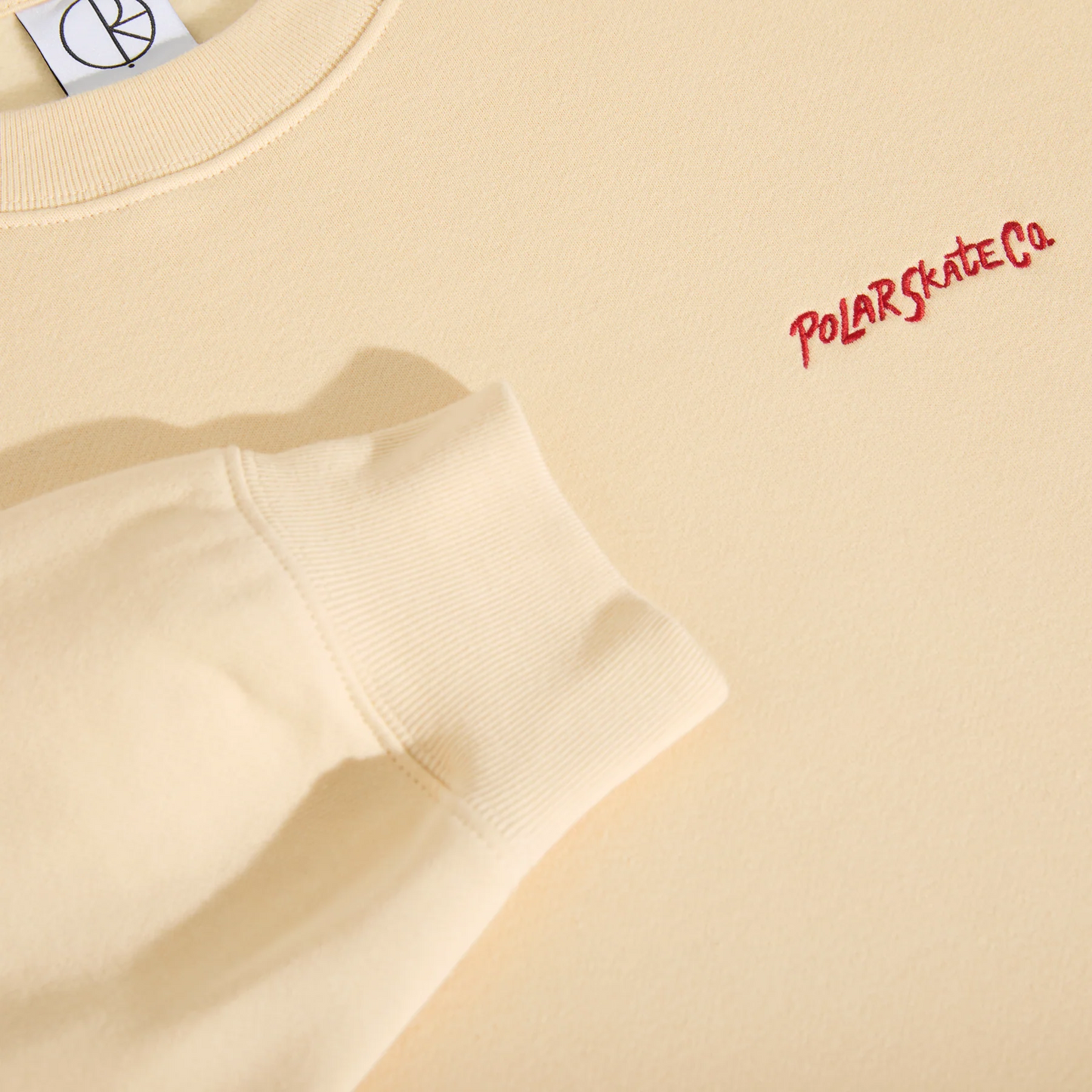 Polar Skate Co - Dave Crewneck Sweatshirt - Oatmeal