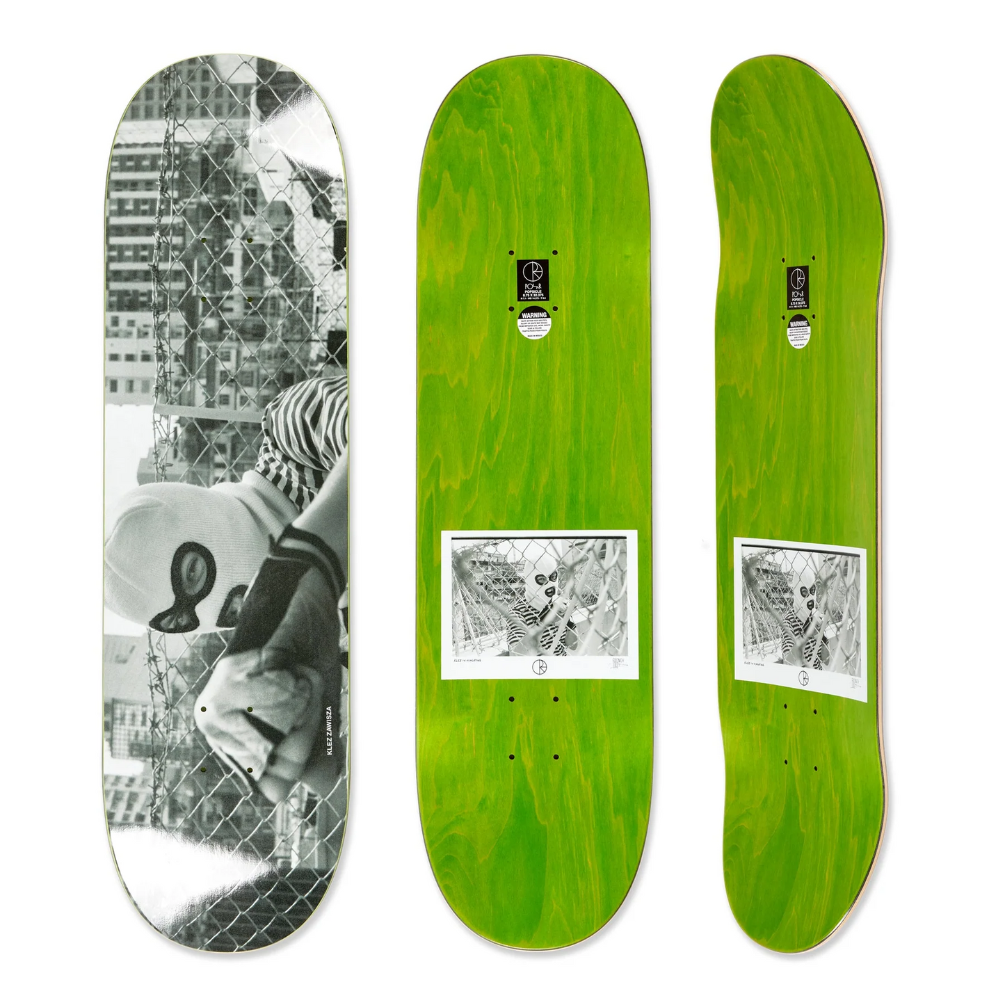 Polar Skate Co. - Klez Zawisza Deck - Hong Kong - 8.75"