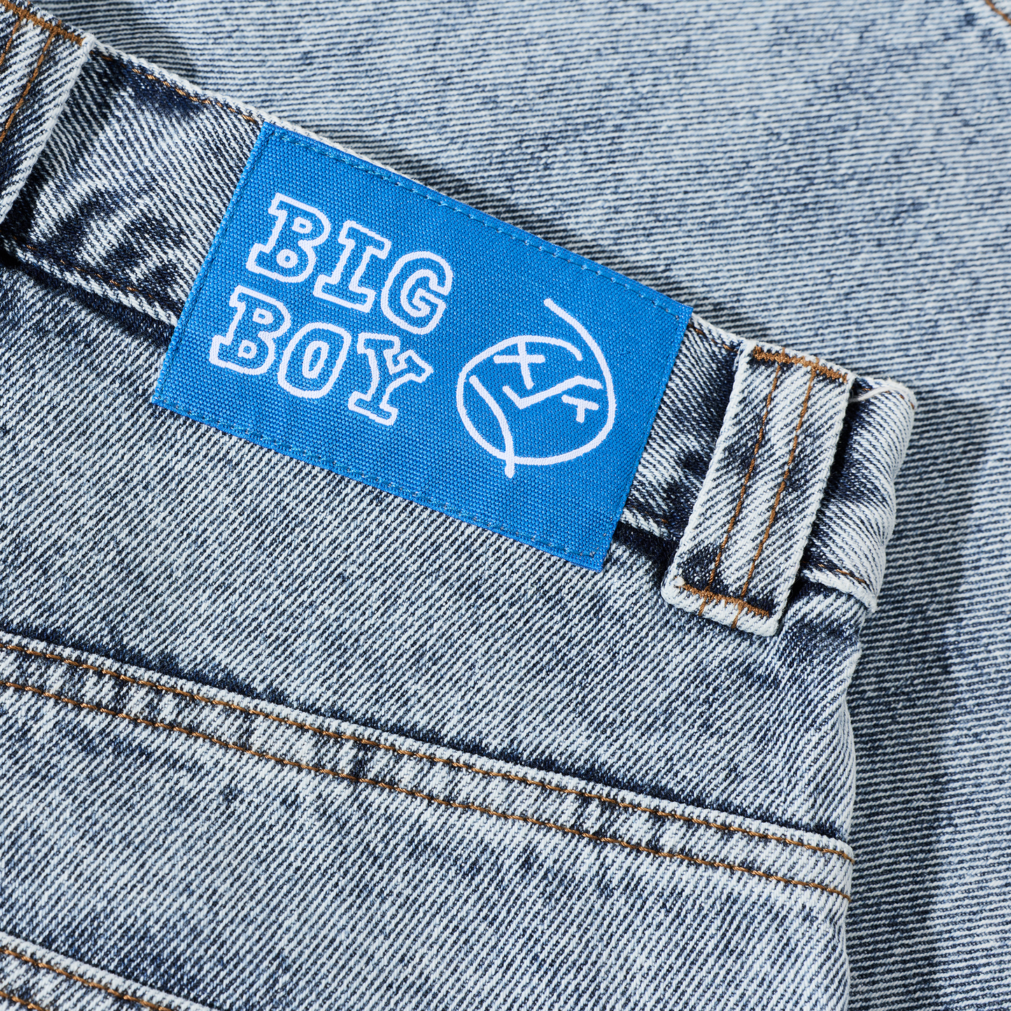 Polar Skate Co - Big Boy Denim Shorts - Heavy Washed Blue
