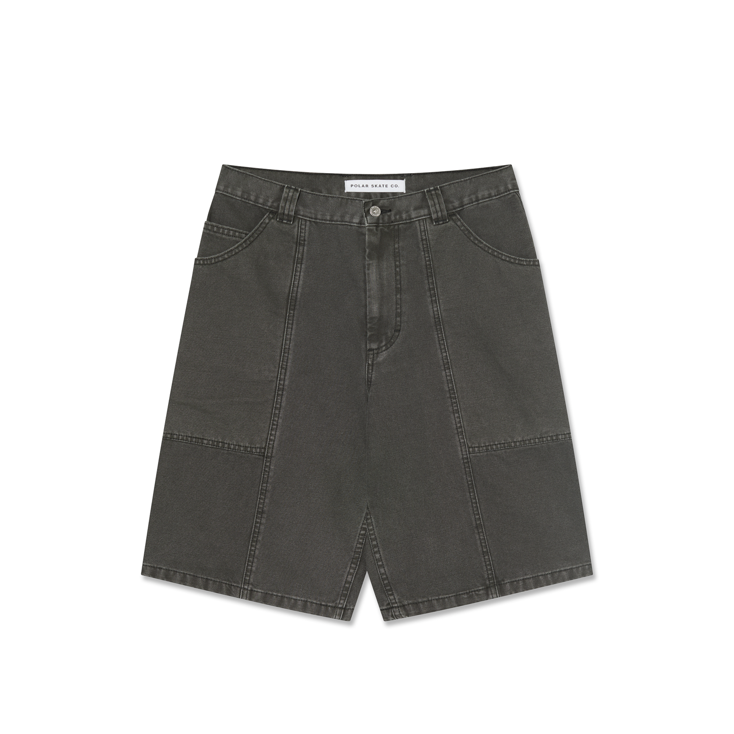 Polar Skate Co - Jiro Denim Shorts - Jiro Shorts - Dirty Black