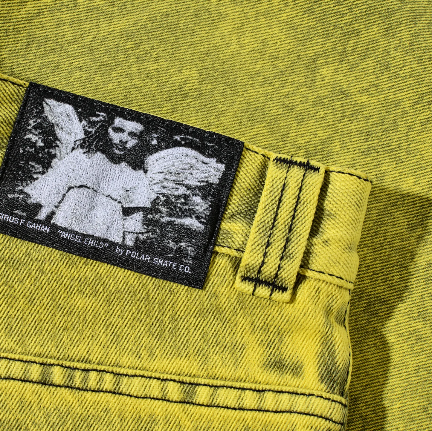 Polar Skate Co - Big Boy Shorts Angel Child - Lemon Black