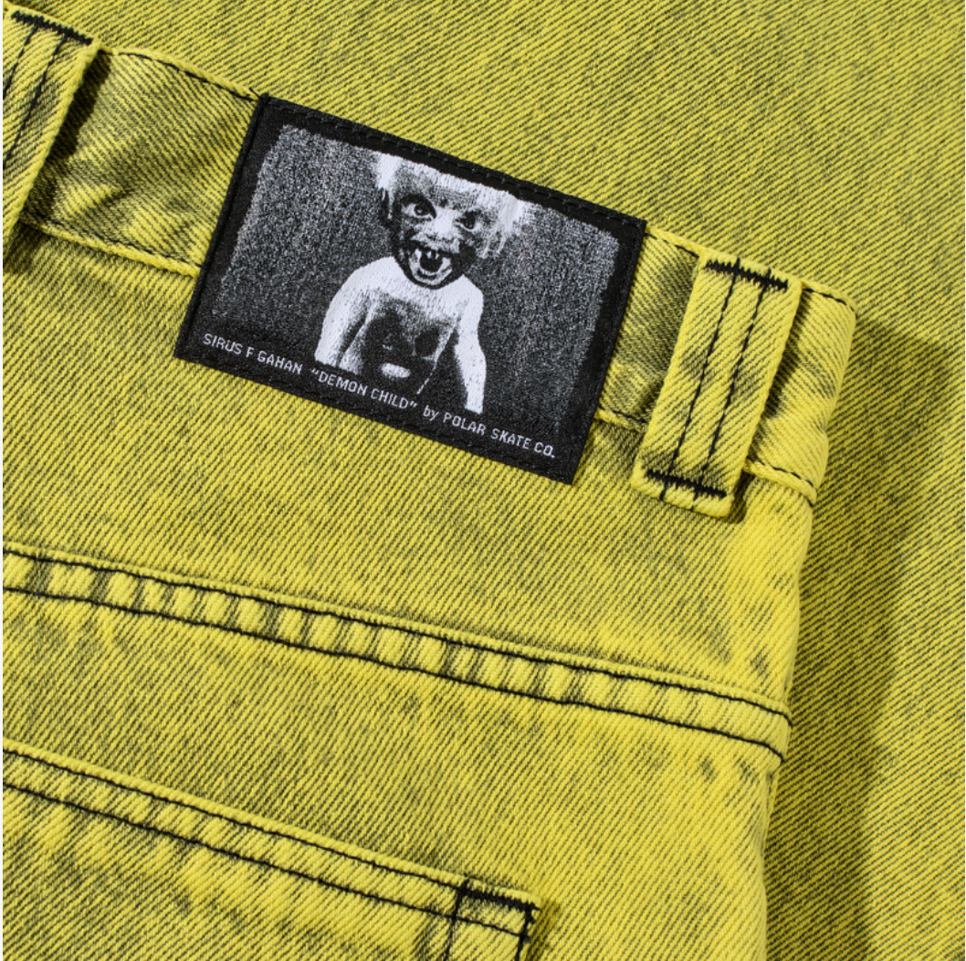 Polar Skate Co - Big Boy Jeans - Demon Child (Lemon Black)