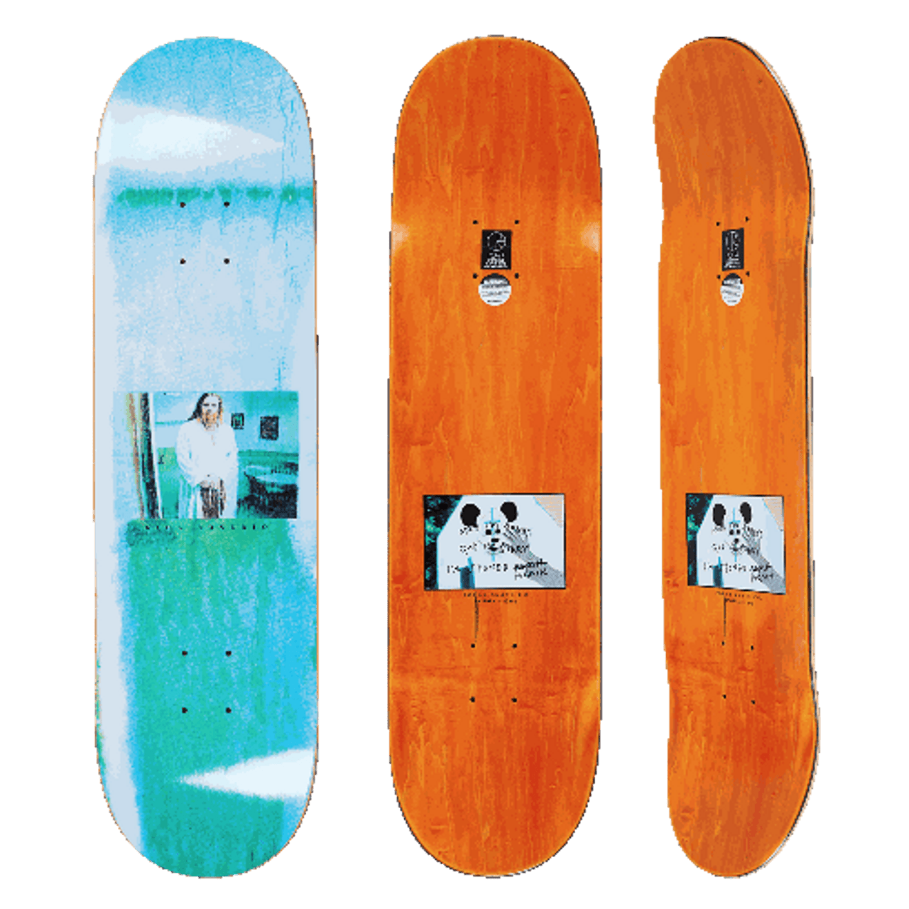 Polar Skate Co. - Nick Boserio Jesus Deck - 8.5" Short