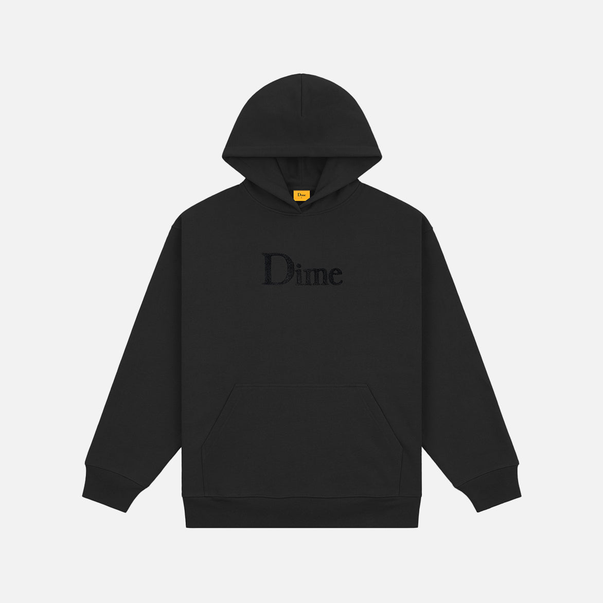 Dime - Classic Chenille Logo Hoodie - Black