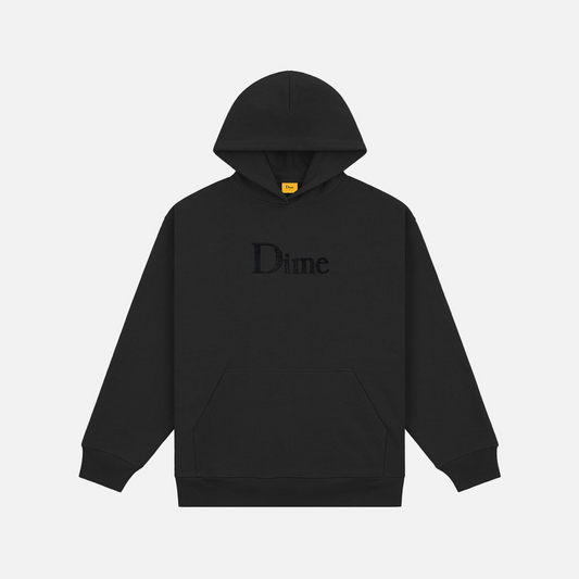 Dime - Classic Chenille Logo Hoodie - Black