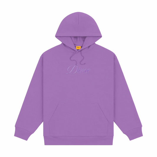 Dime - Purple Cursive Hoodie