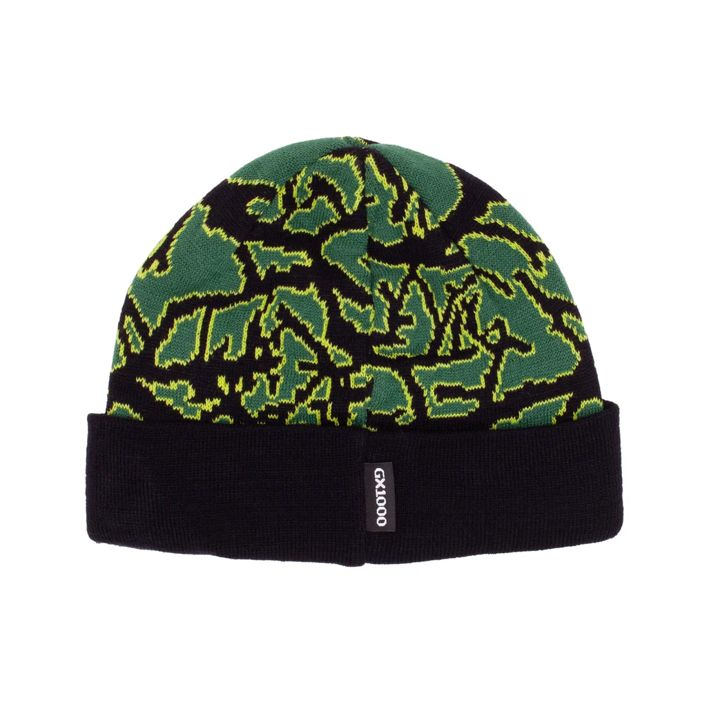 GX1000 - Argon Beanie - Black / Green
