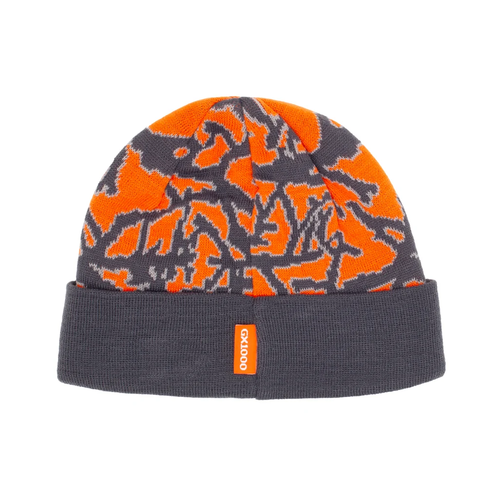 GX1000 - Argon Beanie - Grey / Orange