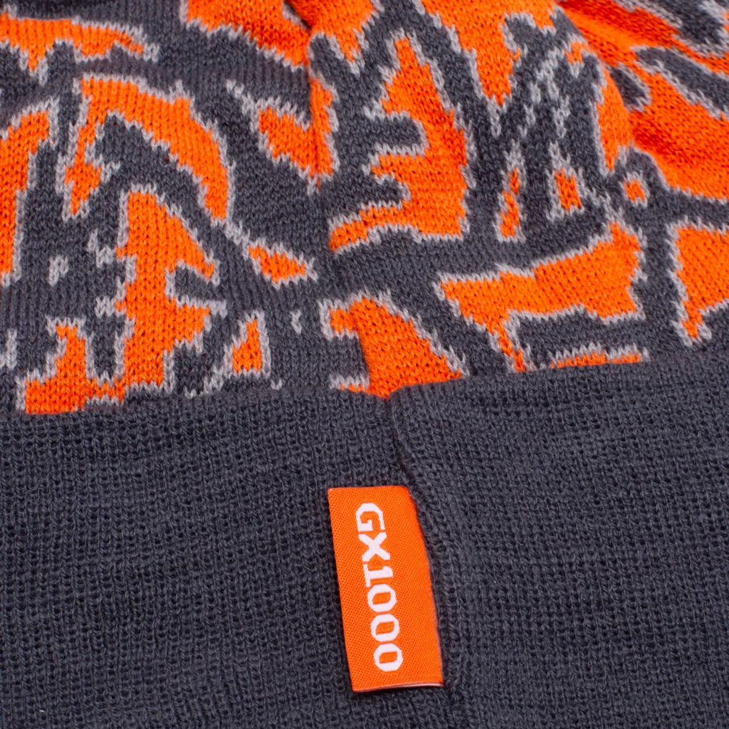 GX1000 - Argon Beanie - Grey / Orange