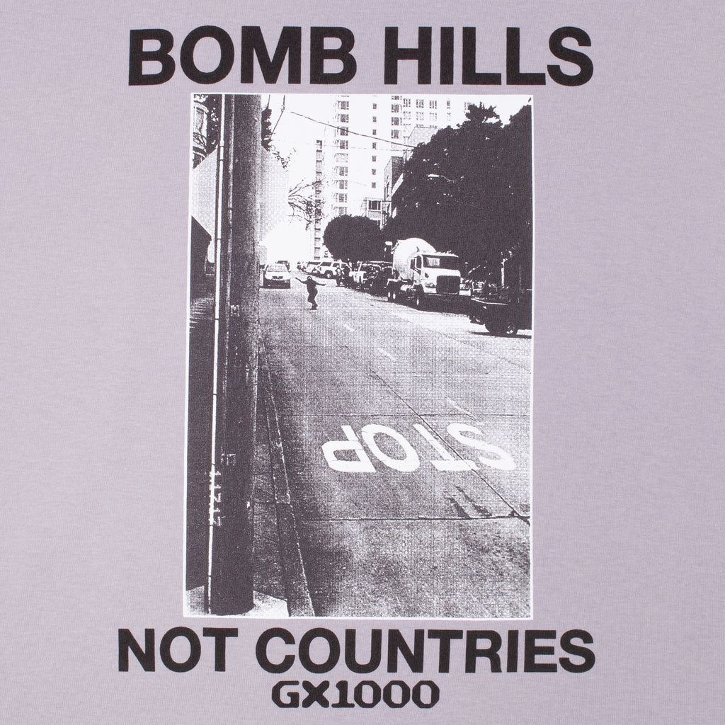 GX1000 - Bomb Hills Not Countries T-Shirt - Lilac