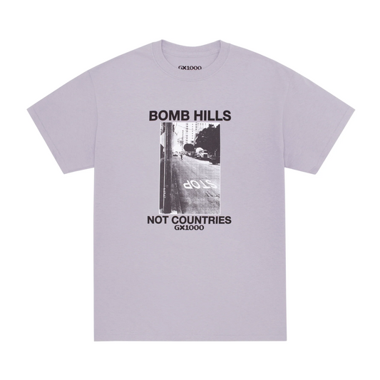 GX1000 - Bomb Hills Not Countries T-Shirt - Lilac