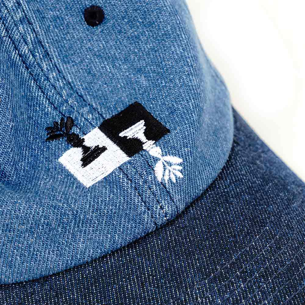 Magenta Skateboards - Chess Dad Hat - Blue Denim