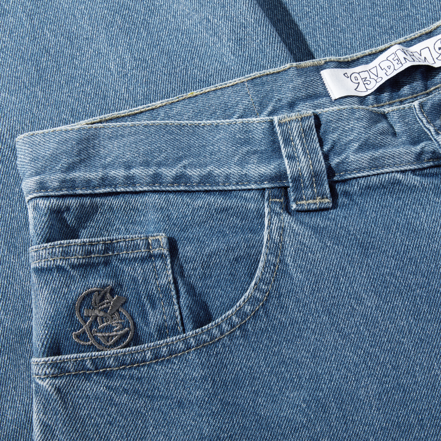 Polar Skate Co - 93! Denim Jeans - Mid Blue - Pants