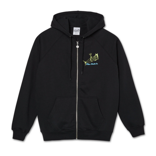 Polar Skate Co - Devil Woman Zip Hoodie - Black