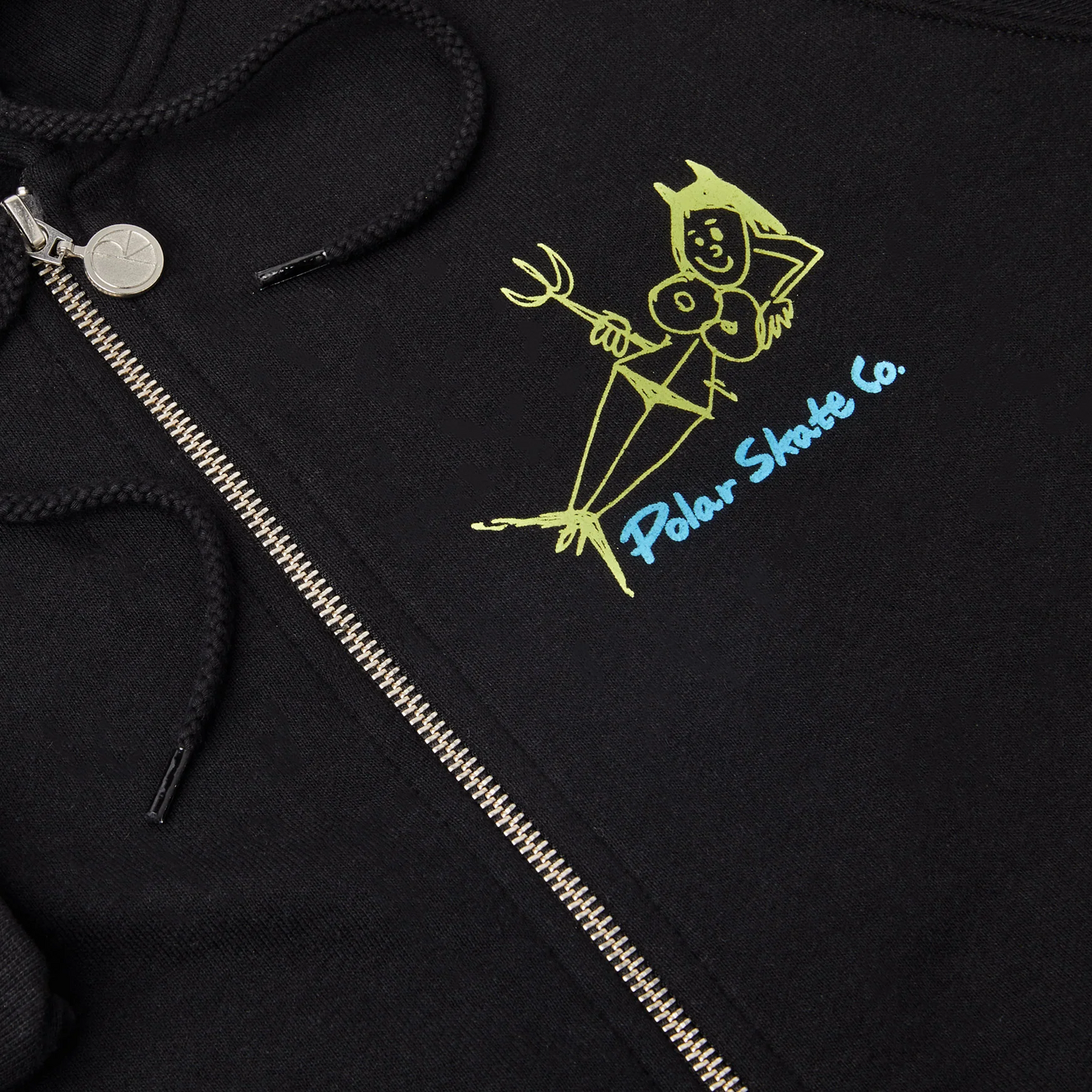 Polar Skate Co - Devil Woman Zip Hoodie - Black