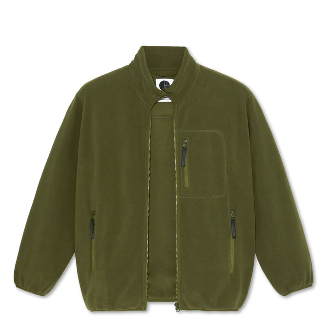 Polar Skate Co - Basic Fleece Jacket - Army Green