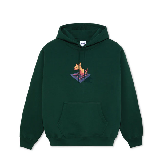 Polar Skate Co - Dave Hoodie Dog - Dark Green