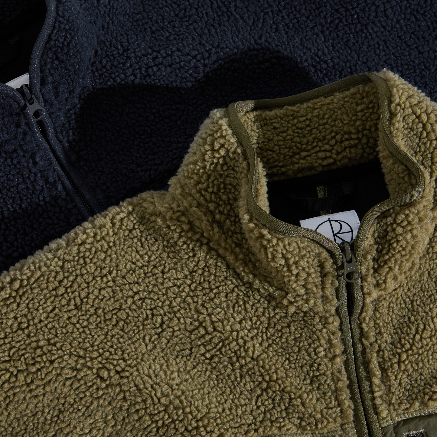 Polar Skate Co - Kiki Jacket - Khaki Green Fleece
