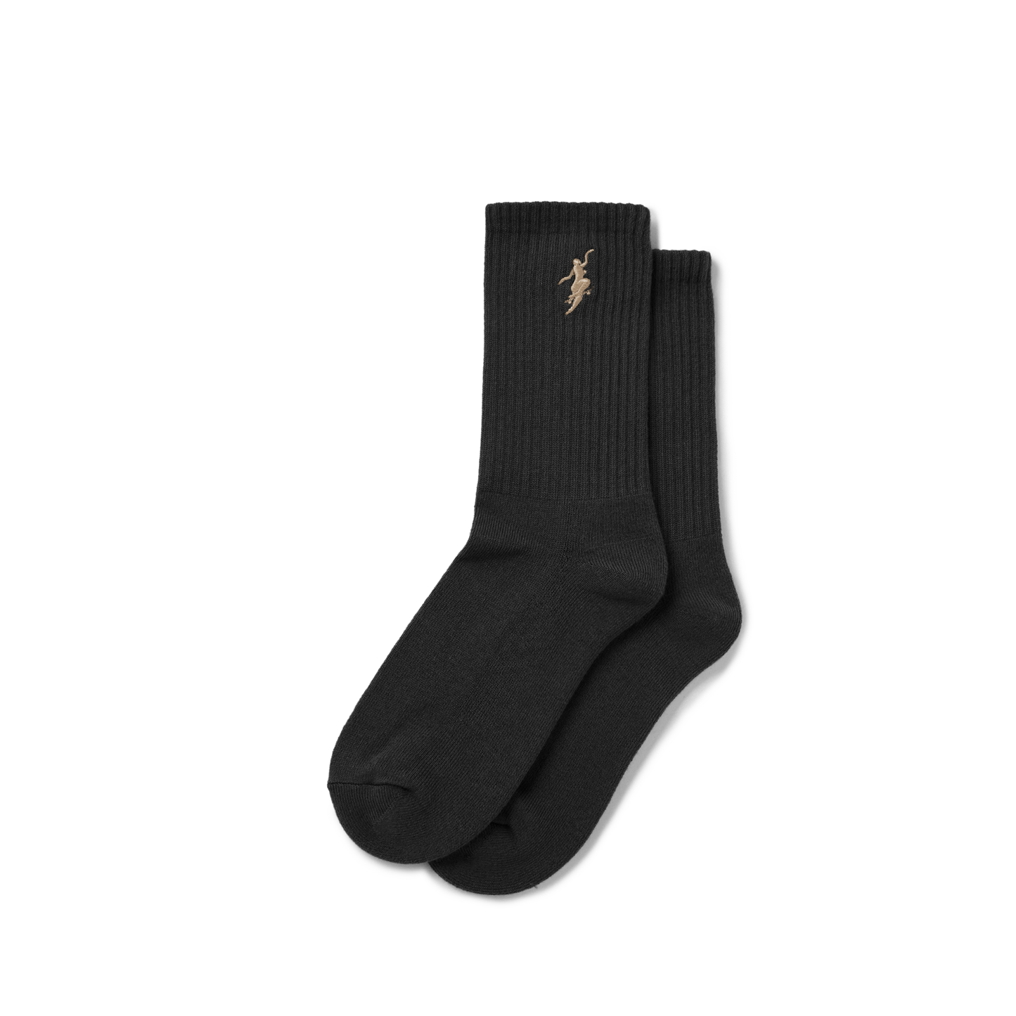 Polar Skate Co - Rib Socks - No Comply - Black