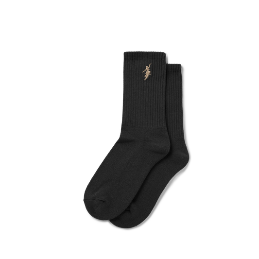 Polar Skate Co - Rib Socks - No Comply - Black