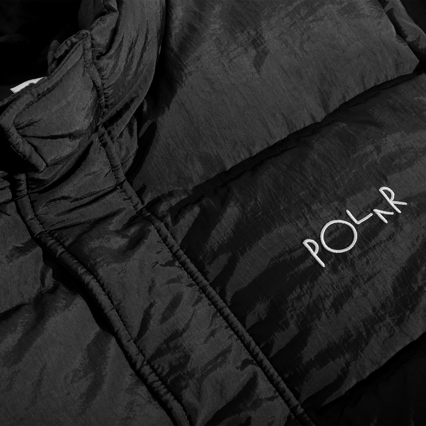 Polar Skate Co - Basic Puffer Jacket - Black