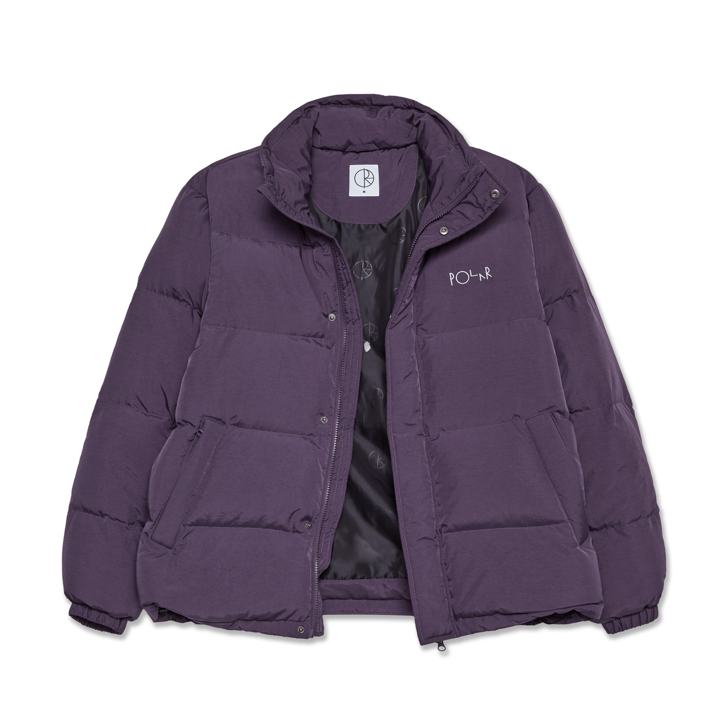 Polar Skate Co - Basic Puffer Jacket - Dark Violet