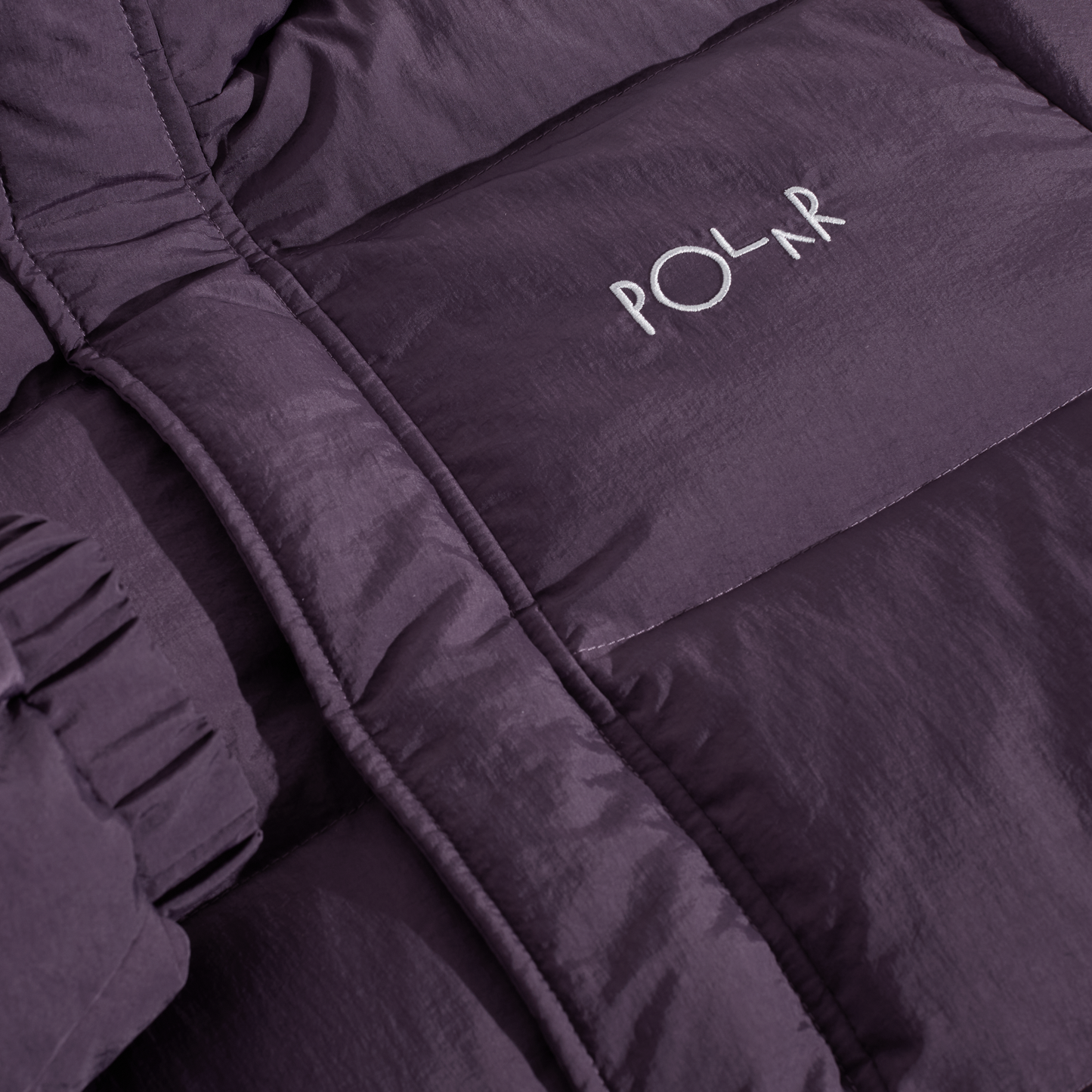 Polar Skate Co - Basic Puffer Jacket - Dark Violet