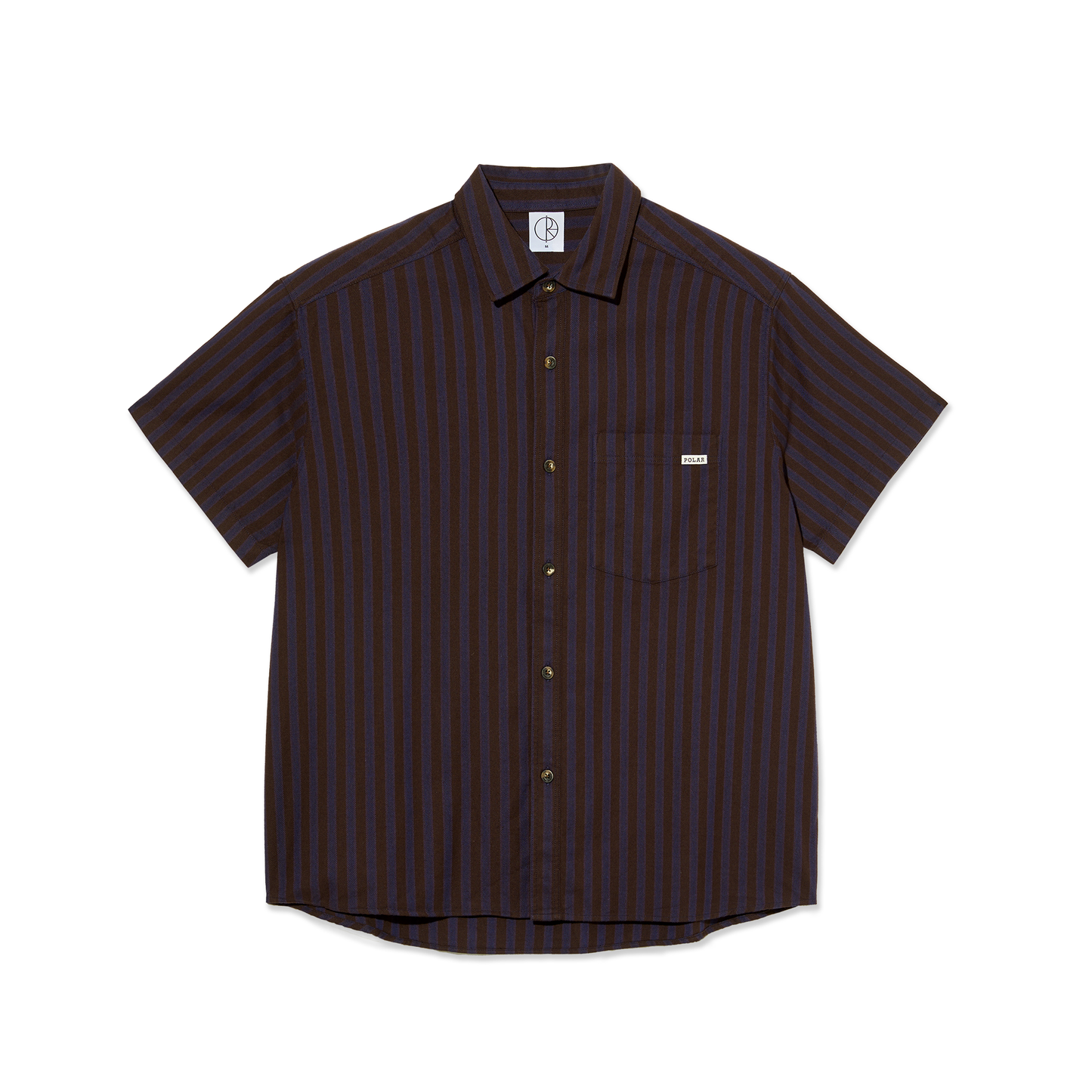 Polar Skate Co - Mitchell Flannel Shirt - Purple / Chocolate