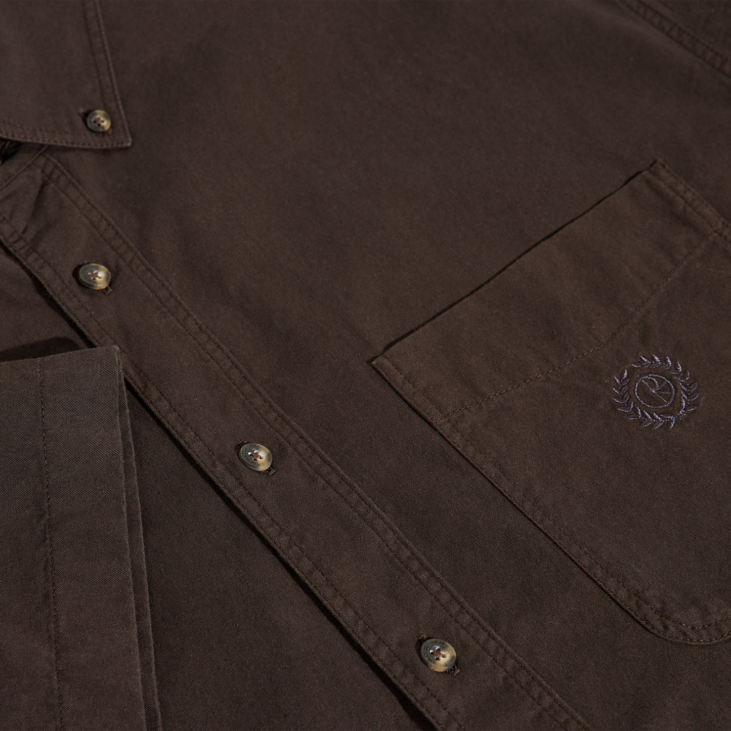 Polar Skate Co - Ted Shirt - Chocolate