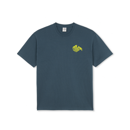 Polar Skate Co - Graph T-Shirt - Grey Blue
