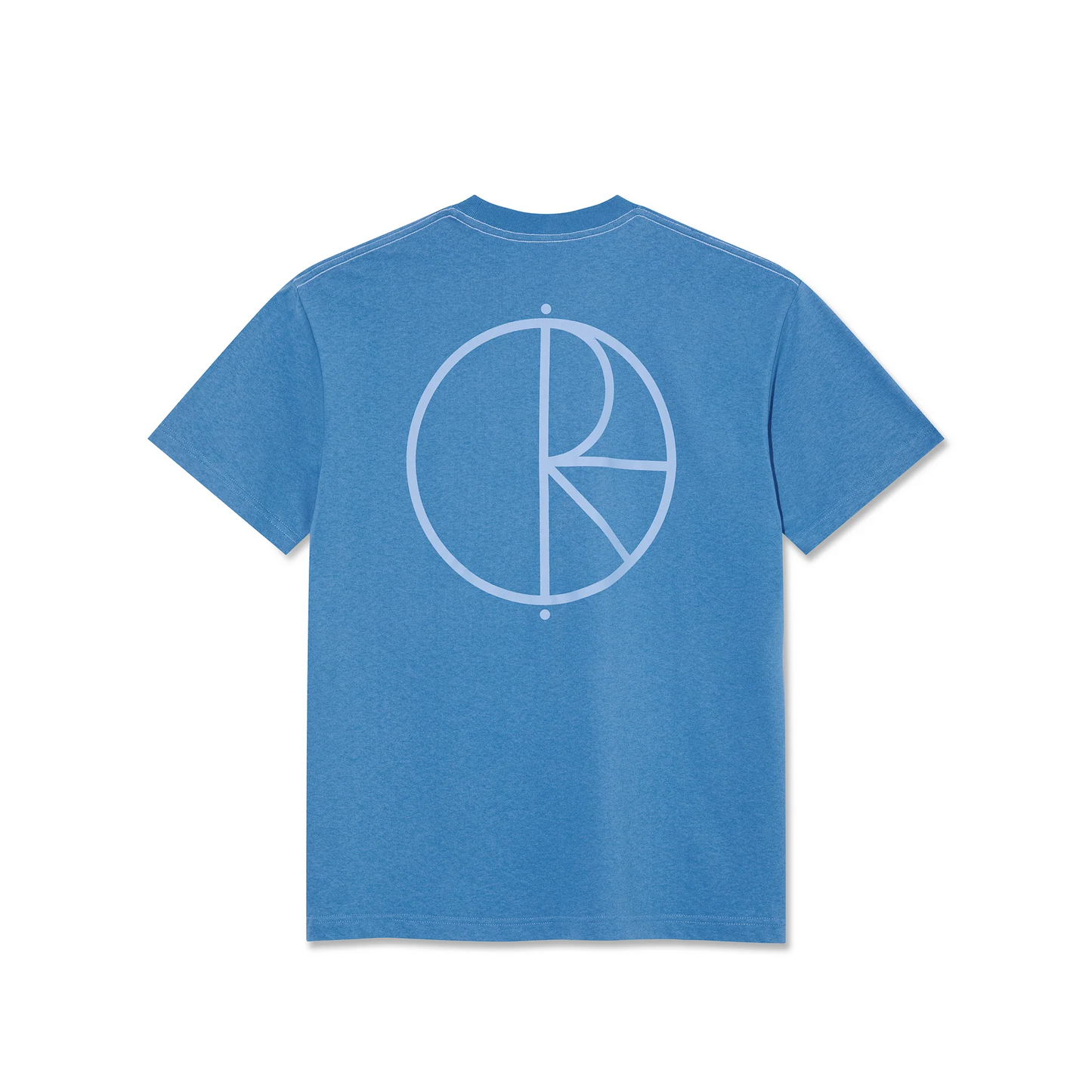 Polar Skate Co - Contrast Stroke Logo T-shirt - French Blue