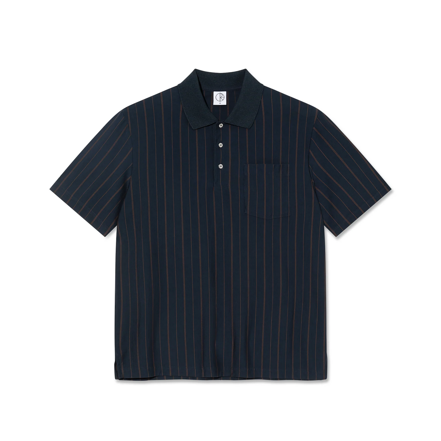 Polar Skate Co. -  Fancy Polo Shirt - Navy / Brown