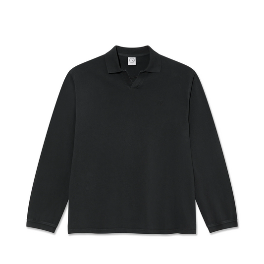 Polar Skate Co. - Serge Polo Longsleeve Shirt - Black