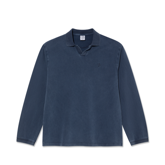 Polar Skate Co. - Serge Polo Longsleeve Shirt - Blue