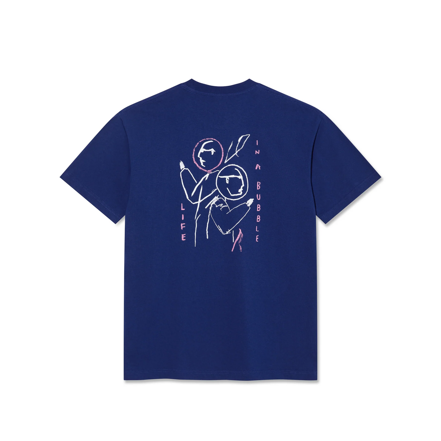 Polar Skate Co - Life in a Bubble T-Shirt - Deep Royal