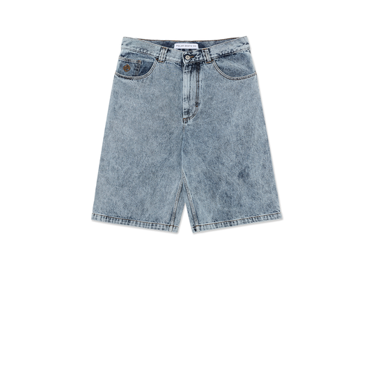 Polar Skate Co - Big Boy Denim Shorts - Heavy Washed Blue