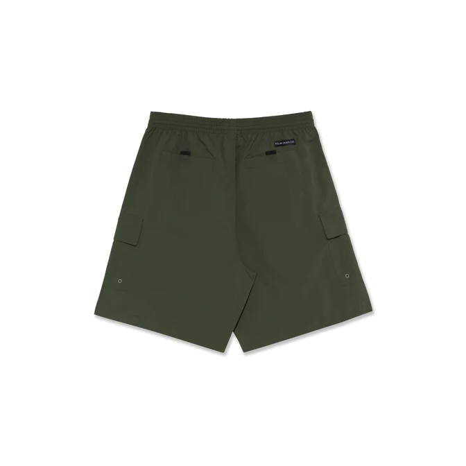 Polar Skate Co. - Utility Swim Shorts  - Dark Olive