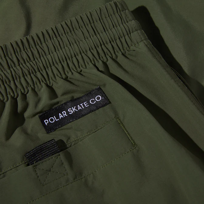 Polar Skate Co. - Utility Swim Shorts  - Dark Olive