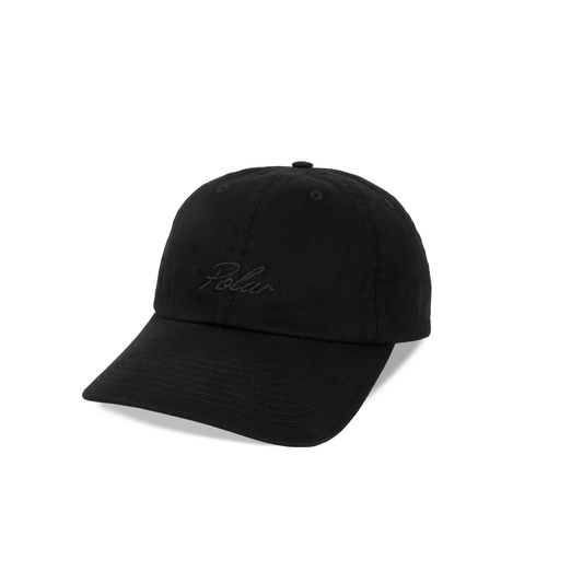 Polar Skate Co. - Sai Cap Hat Varsity Logo - Black