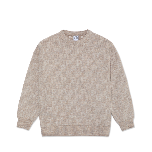Polar Skate Co - George Sweater - P Pattern - Sand