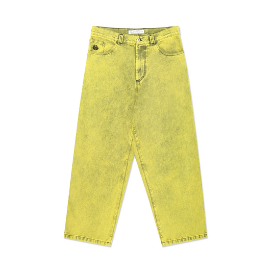 Polar Skate Co - Big Boy Jeans Demon Child - Lemon / Black (pants)