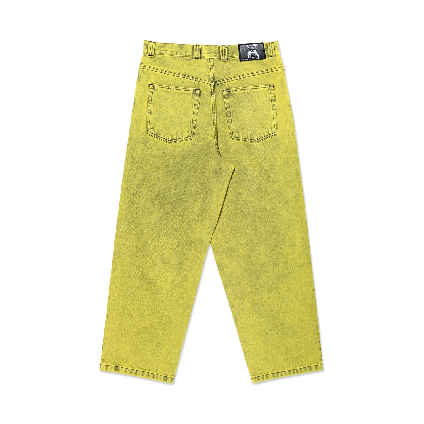 Polar Skate Co - Big Boy Jeans Demon Child - Lemon / Black (pants)