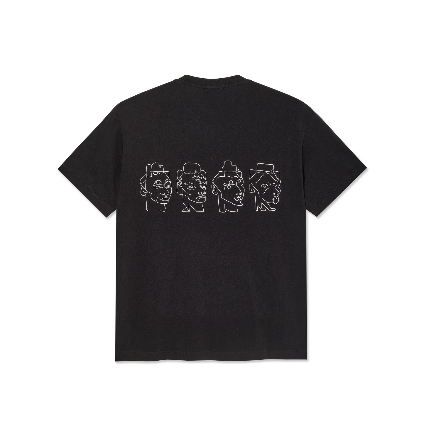 Polar Skate Co - 8 Heads T-Shirt  - Black