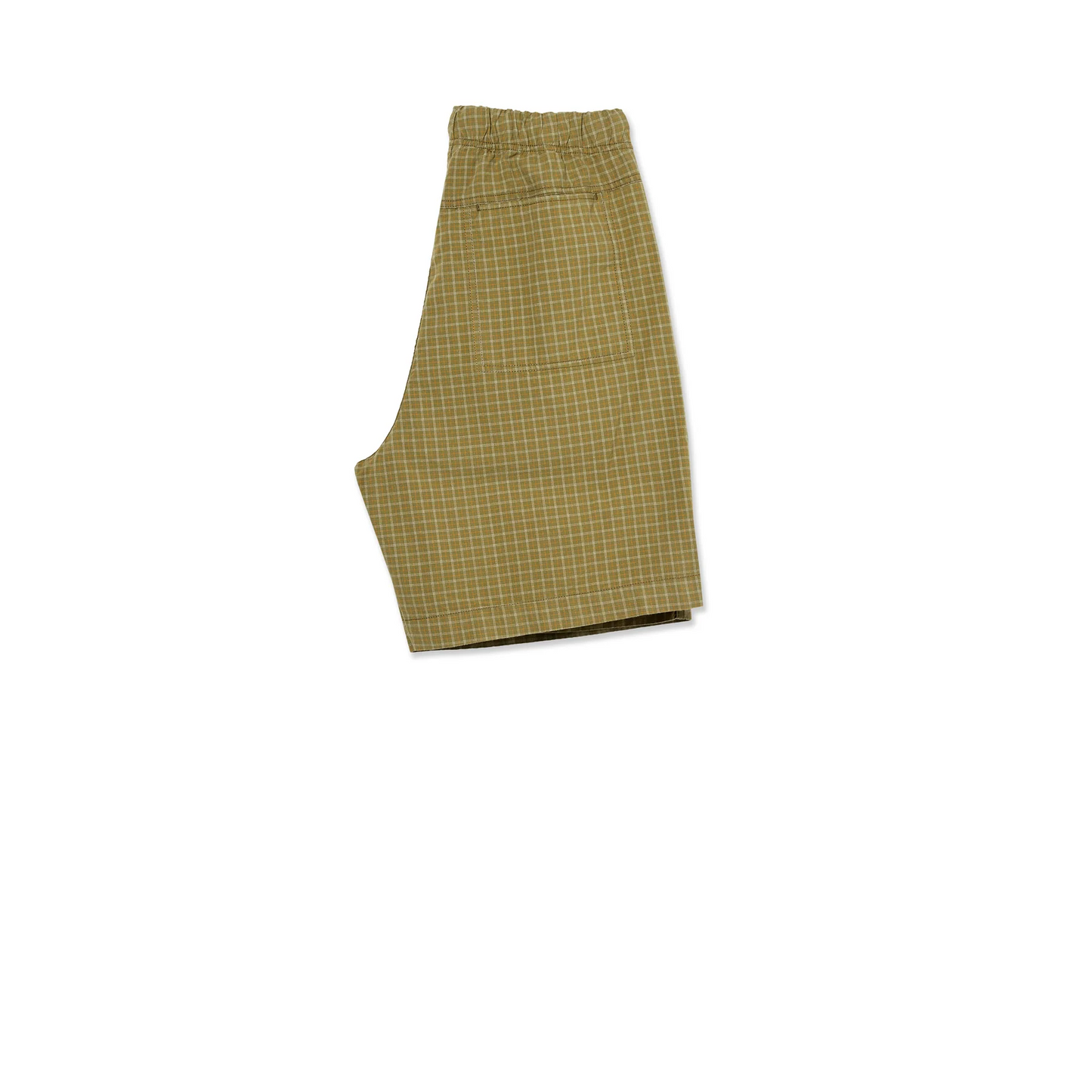 Polar Skate Co. - Cotton Hike Shorts - Plaid Olive Check