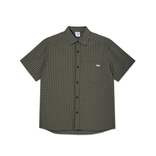 Polar Skate Co - Mitchell Flannel Shirt - Black / Green